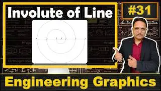 Involute of Line | Engineering Curves | Engineering Drawing | Engineering Funda