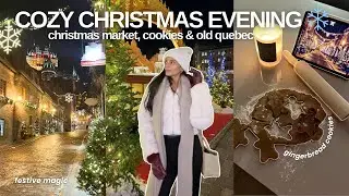 COZY CHRISTMAS EVENING 2025 ❄️ | gingerbread cookies, festive movies & holiday vlog