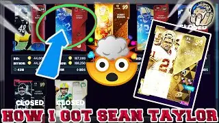 HOW I GOT MUT 21 SEAN TAYLOR WITH MY MUT POCKETS LOW! I'M DOWN BAD BUT WE GOT THE GOAT!