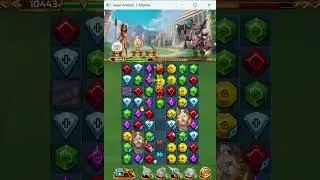 Jewel Ancient 3: Myth Atlantis - How to build Poseidon statue to beat monsters and protect the city