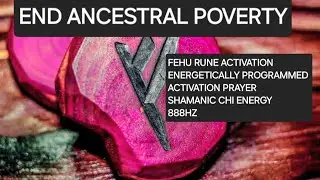END ANCESTRAL POVERTY WITH FEHU RUNE OF WEALTH + SHAMANIC ENERGY HEALING + 888HZ