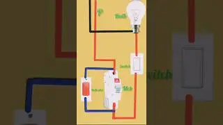 how to make MCB trip indicator connection #electrician #youtubeshorts #electrical