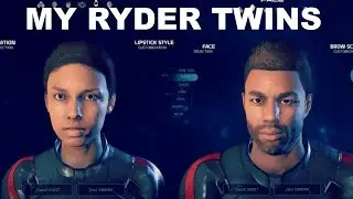 Mass Effect Andromeda-MY RYDER TWINS- Speed video :) Character Creation !