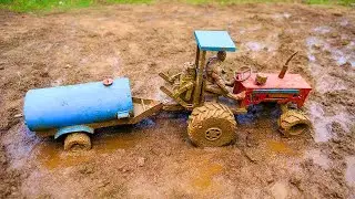 Diy diorama making mini motor water pump science project | Mini Tractor@PwnCreator