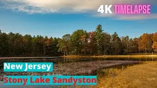 New Jersey Stony Lake Sandyston  Timelapse 4K