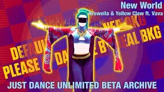 Just Dance Unlimited Beta Archive: New World by Krewella & Yellow Claw ft. Vava (Beta Comparison)
