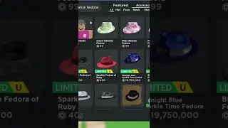 HOW TO MAKE CHEAP SPARKLE TIME FEDORA IN ROBLOX