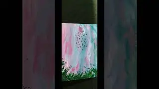 scenary painting #painting #art #treanding #ytshorts