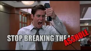 STOP BREAKING THE LAW, ASSHOLE!