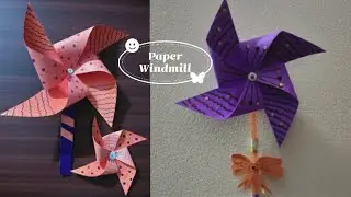 #How to make paper windmill that spins #spinning windmill #spinning wheel