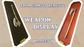 Project 4 - Making a Breath of the Wild style weapon display for my own axe