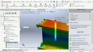 01 - Solidworks Simulation flexion simple