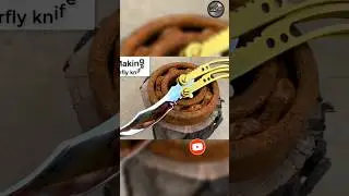 Turning Rusted Bearings into some beautiful but sharp knives🔪 (4K_HD) #Knife🔪 #short #viral #knives