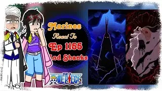 Marines React To Ep 1155 And Figarland Shanks | One Piece React | Gacha Life | Gacha Club