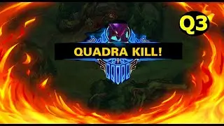 KHA ZİX TEMİZ QUADRAKİLL #3 | ZeFF LoL