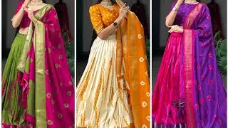Half sarees free size best offer 660 & 1400rs @vasundharasareecenterlbnag6089