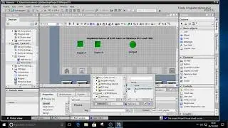 Implement XOR Gate on Siemens PLC and HMI - EE 465L Experiment # 10