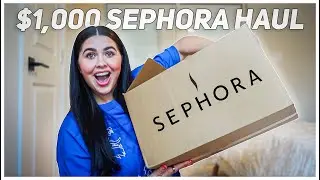 FIRST sephora haul of 2024! *massive haul + new stuff*