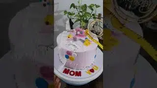 #shorts #sewing machine theme cake design#mom's birthday cake design#shorts