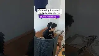 Comparing iPhone mic and studio recording