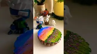 Tulip Garden 🌷🌷 #tulip #sunset #craft #landscape #drawing #trending #gouache #art #shorts #diy