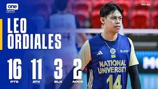 Leo Ordiales DROPS 16 POINTS for NU vs. AdU | UAAP SEASON 88 MEN&rsquo;S VOLLEYBALL | HIGHLIGHTS