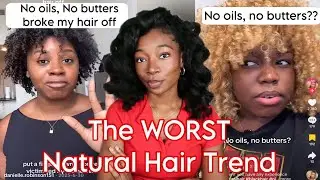 No Oils, No Butters?! This Trend RUINED Natural Hair (Victims are FINALLY Speaking Up 3 yrs later)