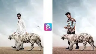 PicsArt Amazing Tiger Concept Photo Editing 2020 | New PicsArt Editing | PicsArt Editing Tutorial