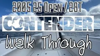 Contender 25 Open Walk Through | X Rayted Fishing