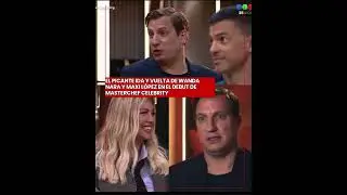 El picante ida y vuelta de Wanda Nara y Maxi L&oacute;pez en el debut de MasterChef Celebrity