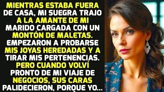 Mientras Yo Estaba Fuera De Casa, Mi Suegra Trajo A La Amante De Mi Marido A La Casa Pero Entonces..
