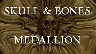 SKULL & BONES MEDALLION: Haunt & Halloween Gothic Decor DIY