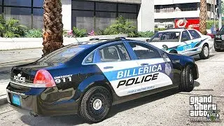 GTA 5 MODS LSPDFR 930 - BILLERICA PATROL!!! (GTA 5 REAL LIFE PC MOD)
