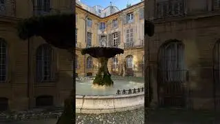 The city of a thousand fountains | Place Albertas fountain Aix-en-Provence #aix #fountain #france