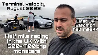 Terminal velocity half mile racing July 2022 - UK&rsquo;s first 200mph pass