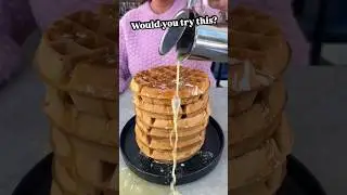 Стопка вафель на завтрак? #гурманы