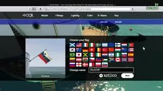 GTA 5 Online - Super Yacht Customized - All Flags (DLC)