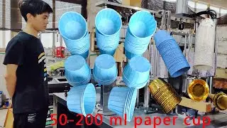 2020 newest type Roll Rim Edged paper cup making machine /souffle cup paper mahine