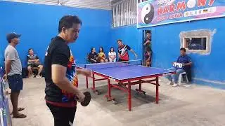 PTM Harkan vs Kolongan Ganda(Rokand/Leo vs Daeng/Rio)Turnamen Harmony Beregu campuran babak 8 besar