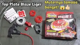 Cara rakit gangsing Top Plate Blaze Liger // Muternya lama banget, diaduin sama Beyblade menang ga?
