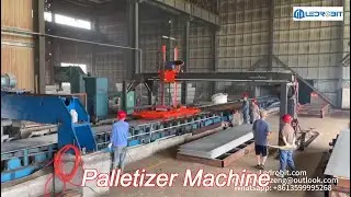independent control robotic arm palletizer customizing robotic pallet layer machine