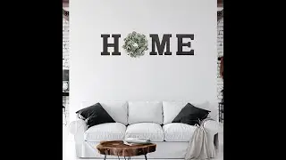 Home Design - Whonline Wooden Home Sign Wall Decor Home Hanging Letters