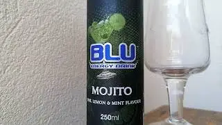Blu energy drink mojito