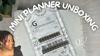 MINI PLANNER HAUL | STICK WITH CATIE | LIVE LOVE POSH | SMALL SHOP