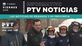 📺 PTV NOTICIAS GRANADA HD | Juanma Morneo en Sierra Nevada | 9 enero