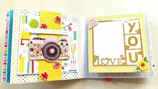 How to make a Base of a Scrapbook | Step by step Tutorial | Friendship day Scrapbook