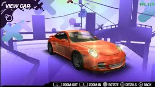Need For Speed ProStreet PSP Porsche 911 Turbo 2006 Test Drive