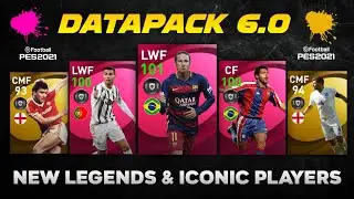 New Neymar & Romario Iconic Moment Version in PES2021 - Ft. New Legends & Iconics in DATAPACK 6.0🔥🔥