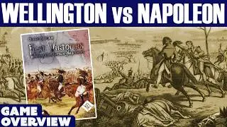 First Victories: Wellington vs Napoleon Overview & First Look | Wargame | Board Game | Lock 'n Load
