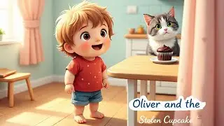 Oliver And The Stolen Cupcake🧁 | Funny & Cute Story for Toddlers | Kids Story | Bedtime Short Story